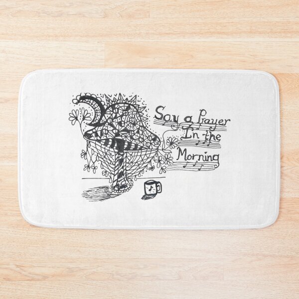 Item preview, Hand drawn zentangle prayer quote, trippy natural mushroom with moon and flowers hand drawn.  designed and sold by Uplifting Vib'n Design and Decor .