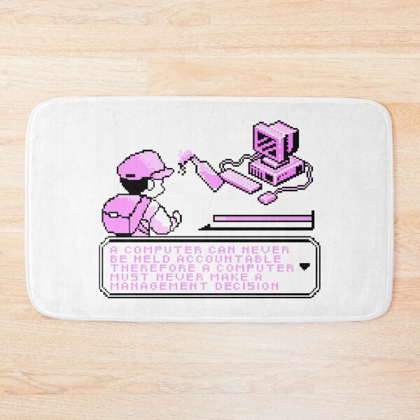 Item preview, A computer can never be hed accountable (anti AI) designed and sold by remerasnerdas.