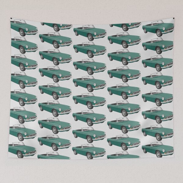 Item preview, Vintage green MGB sports car designed and sold by ClassicMotors.