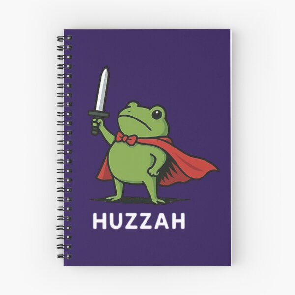 Item preview, Huzzah Frog with Sword Tee, Embroidered Medieval Frog Shirt, Comfort Colors 1717, Funny DnD T-Shirt, Renaissance Faire Frog Gift designed and sold by Williams Anderson.