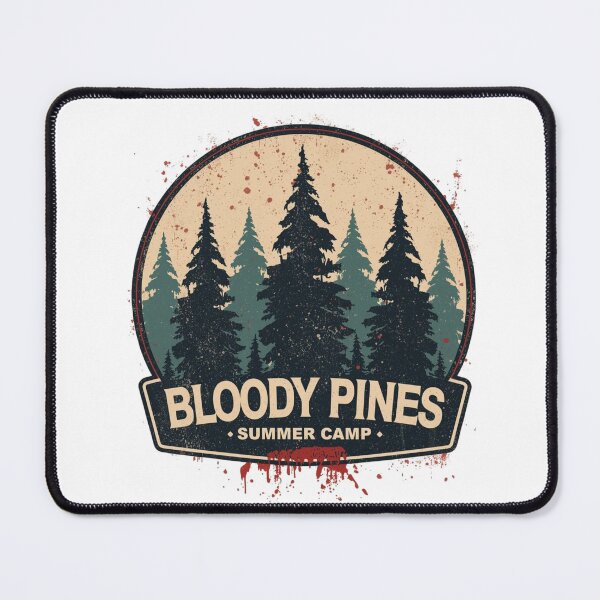 Item preview, Bloody Pines, Summer Camp designed and sold by RisingWolfStudio.