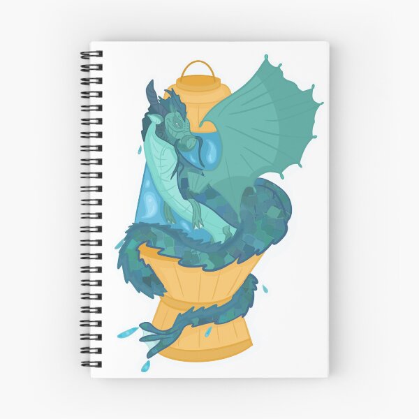 Item preview, Water Dragon With A Lava Lamp designed and sold by TheJarofSnacks.
