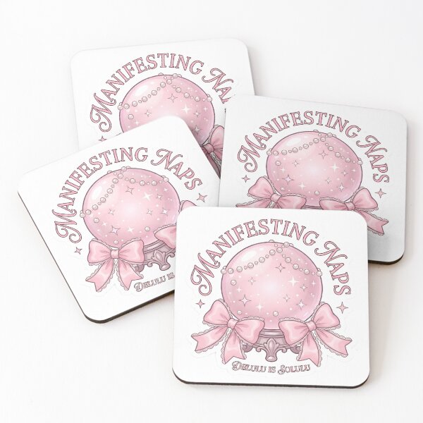 Item preview, Manifesting Naps Coquette Ribbon - Funny Sleepy Gen Z Quote  designed and sold by MukuMint.