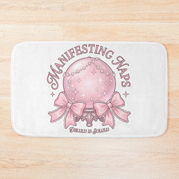 Item preview, Manifesting Naps Coquette Ribbon - Funny Sleepy Gen Z Quote  designed and sold by MukuMint.