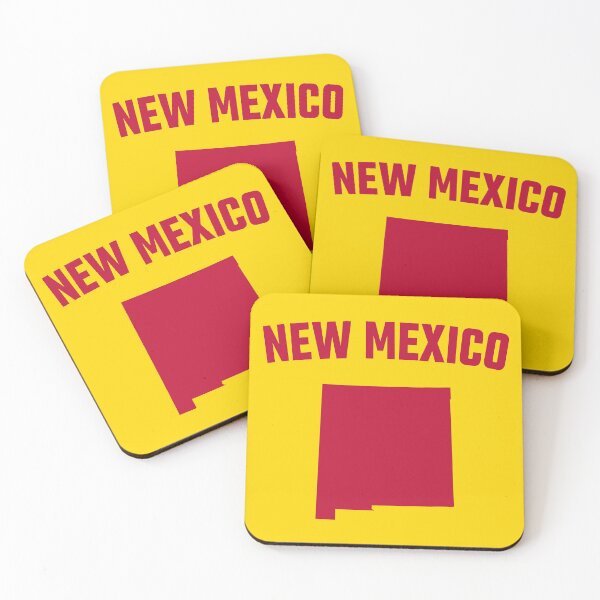 Item preview, New Mexico State Pride - Bold Red Minimalist Map designed and sold by mashmosh.