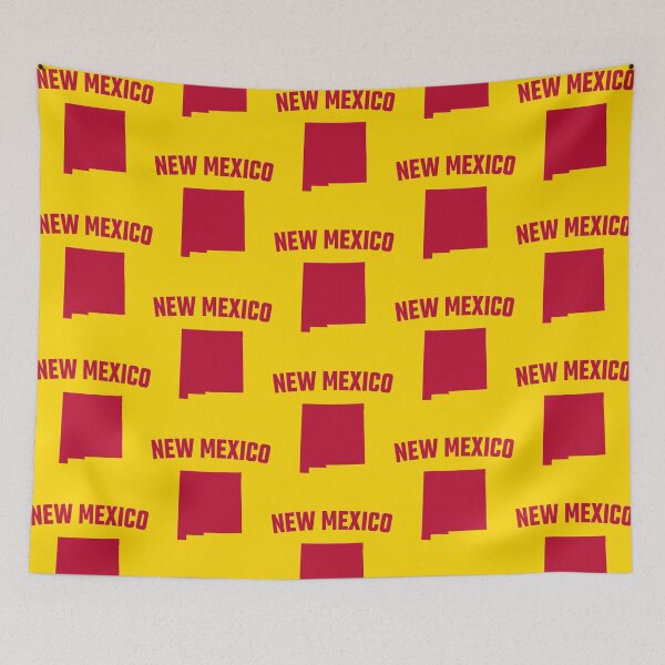 Item preview, New Mexico State Pride - Bold Red Minimalist Map designed and sold by mashmosh.