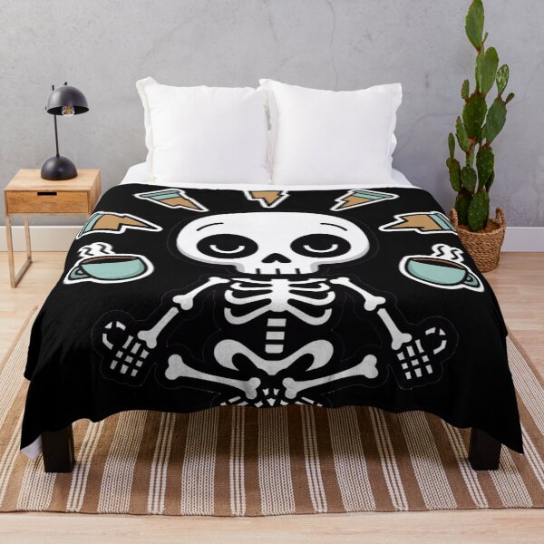 Item preview, Meditating Skeleton - Peaceful but Anxious designed and sold by Thompika.
