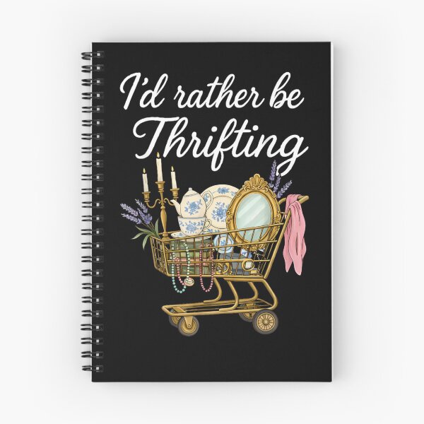 Item preview, Retro Vintage Funny I’d Rather Be Thrifting designed and sold by IdealDo.
