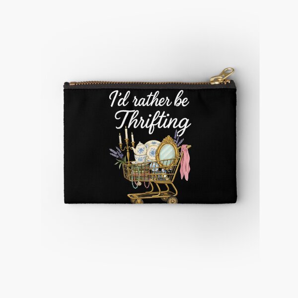 Item preview, Retro Vintage Funny I’d Rather Be Thrifting designed and sold by IdealDo.
