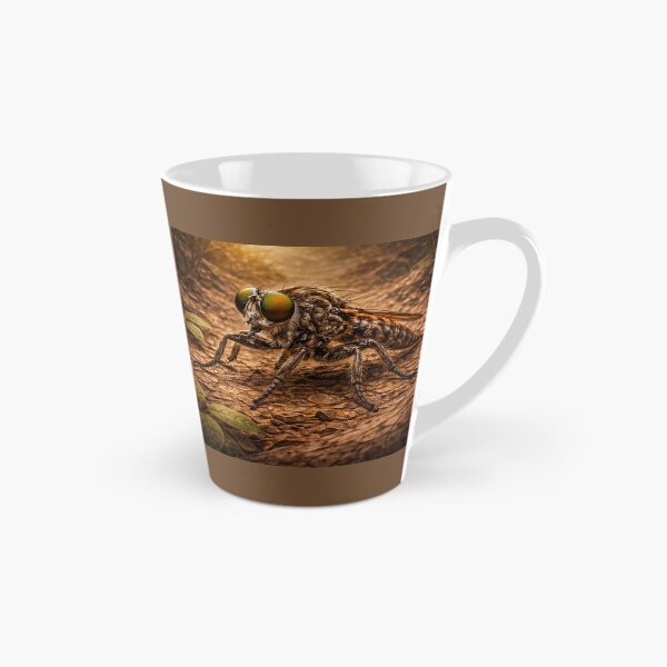Item preview, Robber Fly – Golden Earth Predator Insect Art designed and sold by GeoWild Designs.