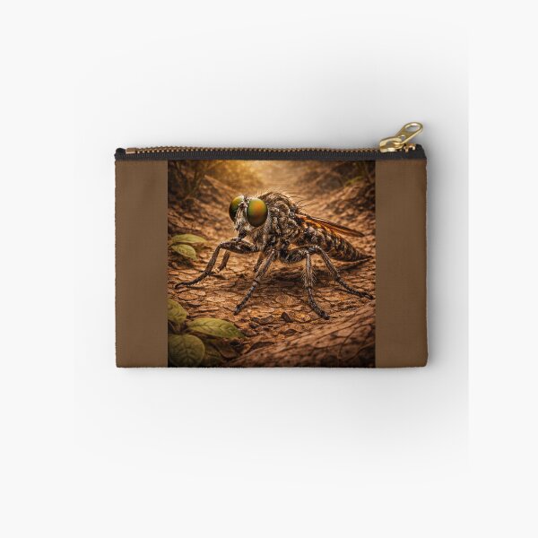Item preview, Robber Fly – Golden Earth Predator Insect Art designed and sold by GeoWild Designs.