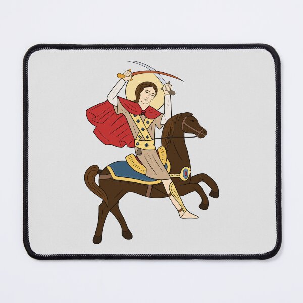 Item preview, St Philopateer Mercurius (Abu sefein) designed and sold by CopticByDesign.