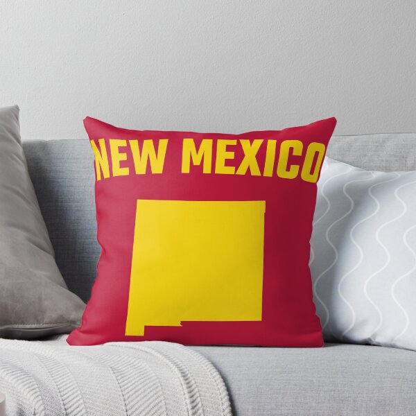 Item preview, New Mexico State Silhouette - Bold Yellow Retro Design designed and sold by mashmosh.