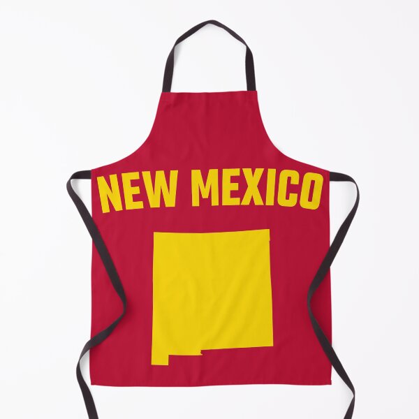 Item preview, New Mexico State Silhouette - Bold Yellow Retro Design designed and sold by mashmosh.