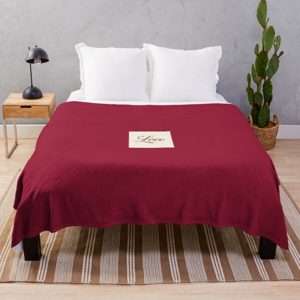 Item preview, Love – Minimalist Script in Deep Burgundy designed and sold by Novel Works Studio.