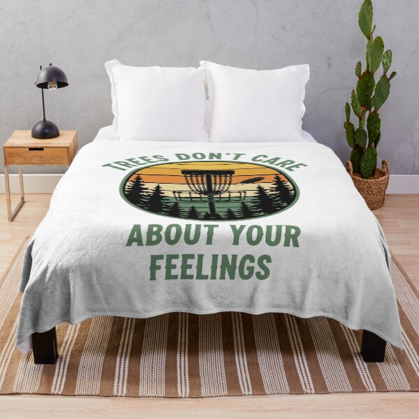 Item preview, Trees Dont Care About Your Feelings Disc Golf designed and sold by LuminOrb.