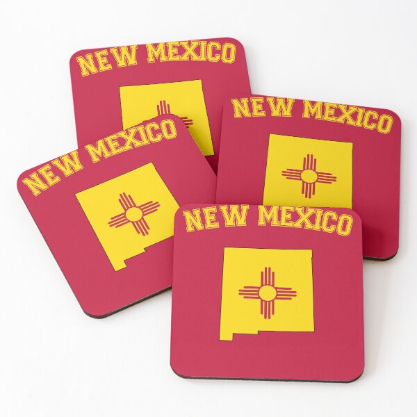 Item preview, New Mexico Pride, Retro Zia Sun State Silhouette designed and sold by mashmosh.