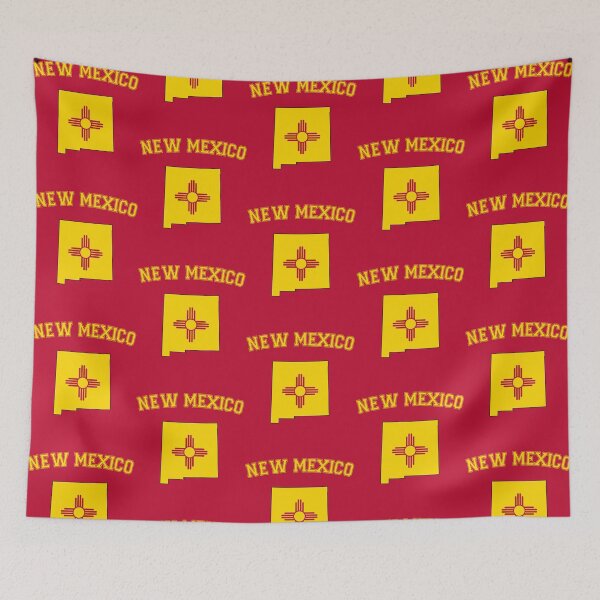 Item preview, New Mexico Pride, Retro Zia Sun State Silhouette designed and sold by mashmosh.