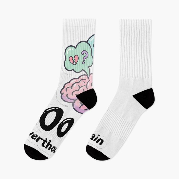 Item preview, Oops, I overthought again - Cute Brain  designed and sold by MukuMint.