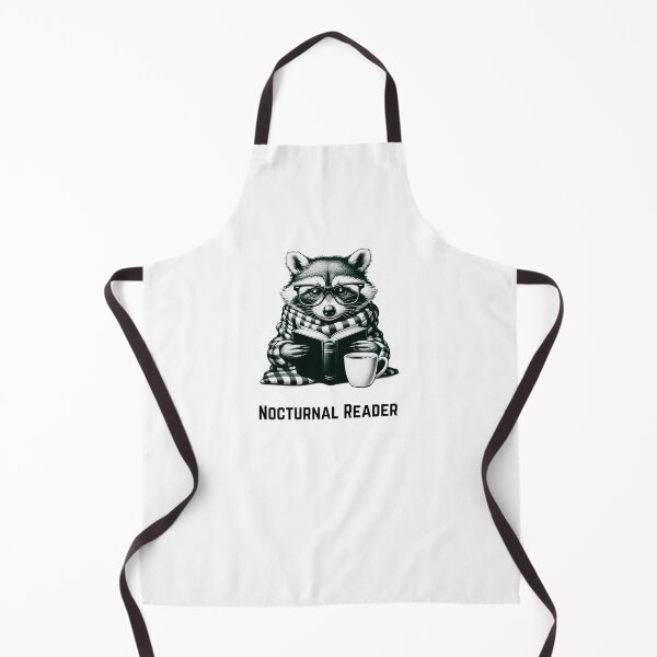 Item preview, Nocturnal Reader Raccoon Lover Gift designed and sold by MyCozyCorner24.