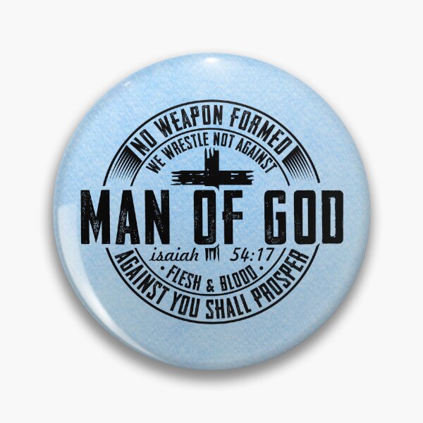 Item preview, No Weapon Formed Against You Will Prosper | Man of God Isaiah 54:17 Design designed and sold by MysticOzzy.