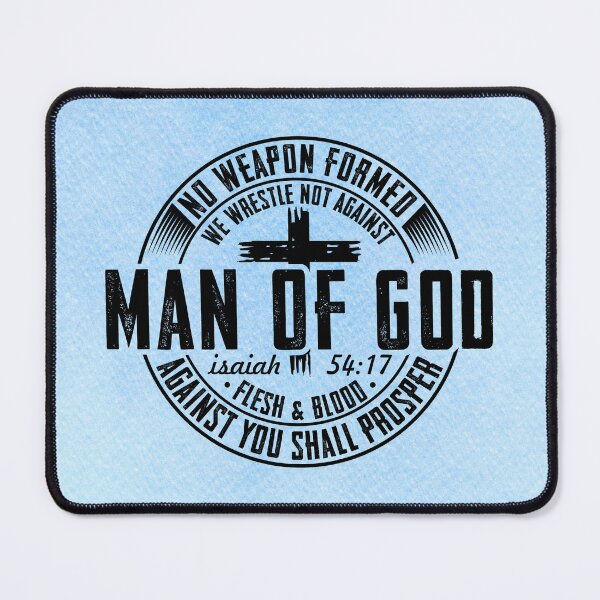Item preview, No Weapon Formed Against You Will Prosper | Man of God Isaiah 54:17 Design designed and sold by MysticOzzy.