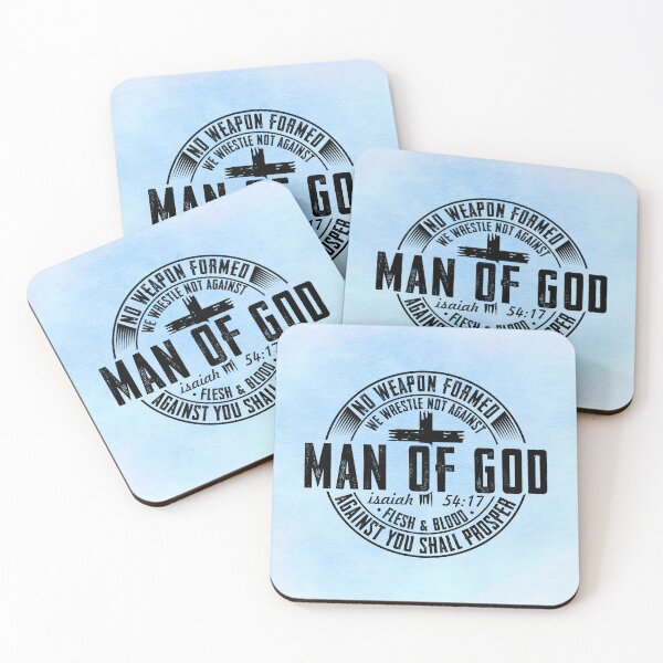 Item preview, No Weapon Formed Against You Will Prosper | Man of God Isaiah 54:17 Design designed and sold by MysticOzzy.