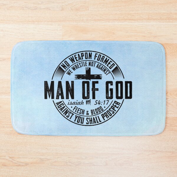 Item preview, No Weapon Formed Against You Will Prosper | Man of God Isaiah 54:17 Design designed and sold by MysticOzzy.
