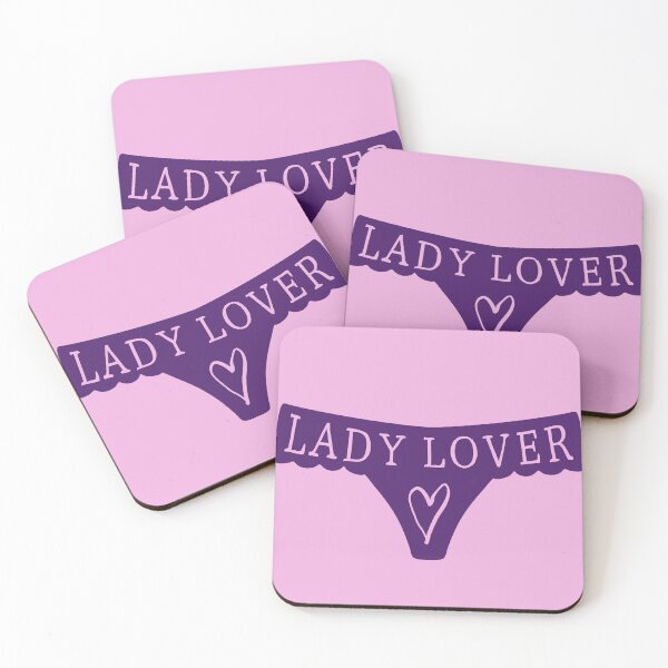 Item preview, Cute Lesbian Panties Lady Lover Purple Lavender designed and sold by TackyTime.