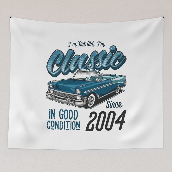 Item preview, I'm Not Old I'm Classic Car Vintage Born In 2004 designed and sold by JRRTs.