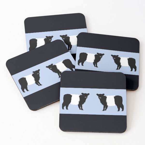 Item preview, Belted Galloway calves designed and sold by Marju Rose.