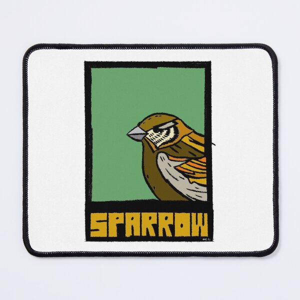 Item preview, Sparrow – Bold Pop Art - Bird art Illustration by GW-ART designed and sold by GWARTGB.