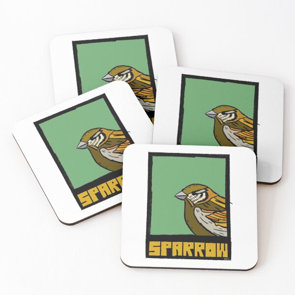 Item preview, Sparrow – Bold Pop Art - Bird art Illustration by GW-ART designed and sold by GWARTGB.