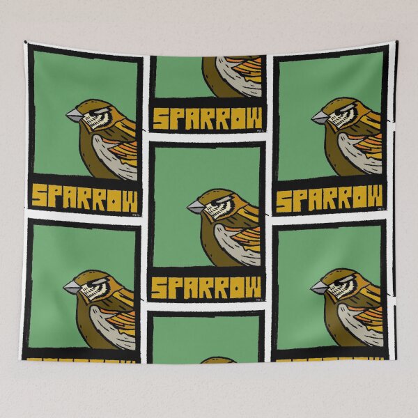 Item preview, Sparrow – Bold Pop Art - Bird art Illustration by GW-ART designed and sold by GWARTGB.