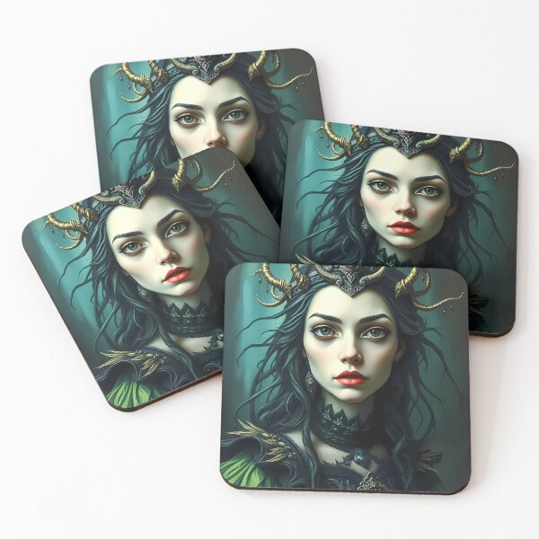 Item preview, Forest Dryad Queen - Mystical Nature Fantasy Portrait designed and sold by ArtMorphStudio.