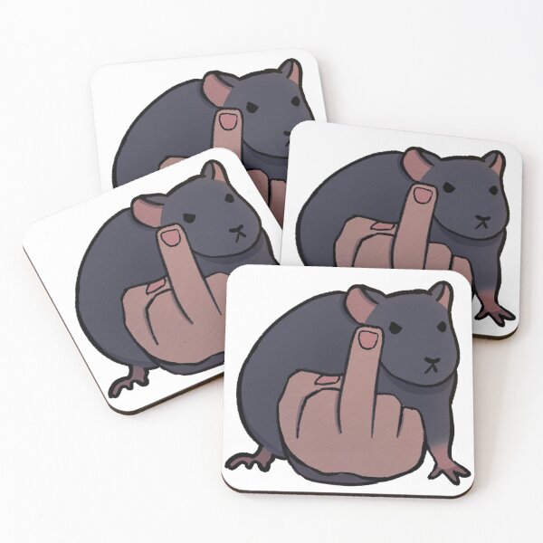 Item preview, Middle finger rat designed and sold by Asutip.