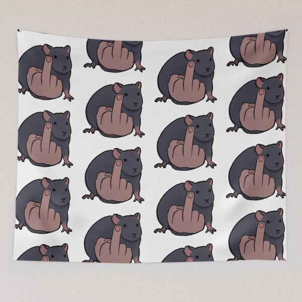 Item preview, Middle finger rat designed and sold by Asutip.