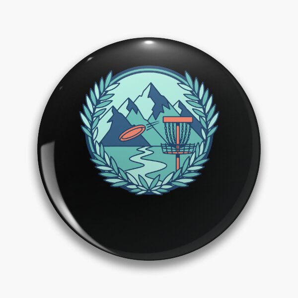 Item preview, Mountain Disc Golf Scene Flying Disc Basket Course designed and sold by LuminOrb.