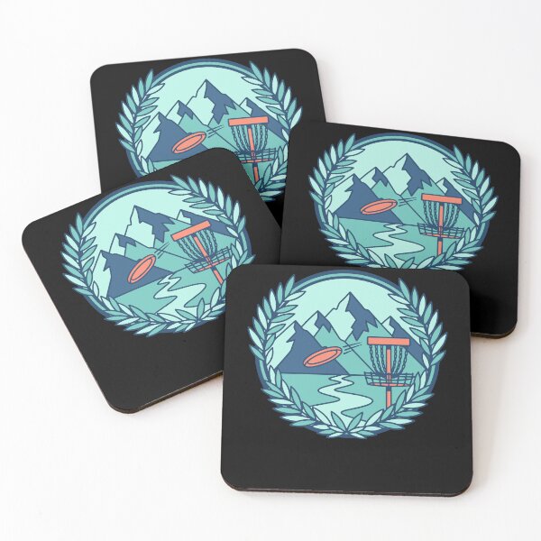 Item preview, Mountain Disc Golf Scene Flying Disc Basket Course designed and sold by LuminOrb.