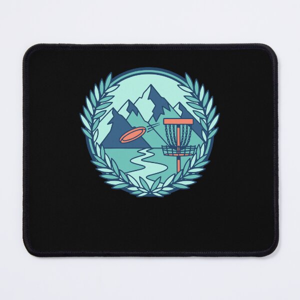 Item preview, Mountain Disc Golf Scene Flying Disc Basket Course designed and sold by LuminOrb.