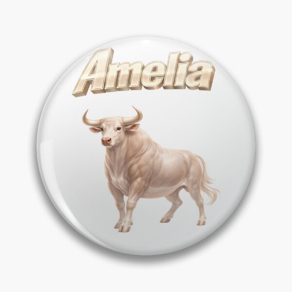 Item preview, Amelia Year of the Ox Eastern Zodiac Strength Calm Power Design designed and sold by AlexLineArt.