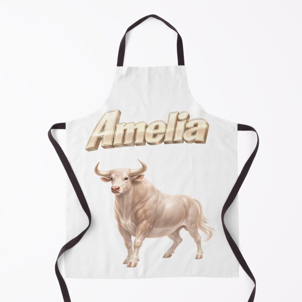 Item preview, Amelia Year of the Ox Eastern Zodiac Strength Calm Power Design designed and sold by AlexLineArt.