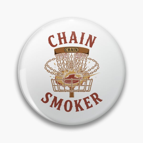 Item preview, Chain Smoker Disc Golf Basket Funny designed and sold by LuminOrb.