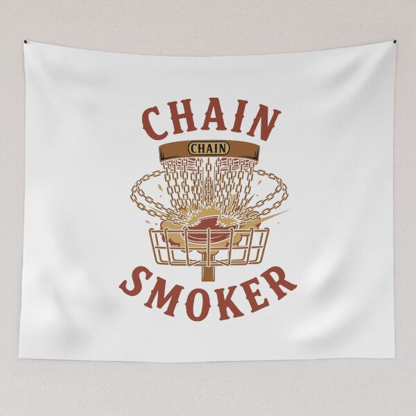 Item preview, Chain Smoker Disc Golf Basket Funny designed and sold by LuminOrb.