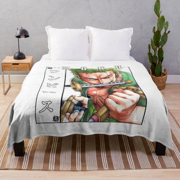 Item preview, Three Sword Samurai Warrior – Anime Style Swordsman Art designed and sold by lamiarte.