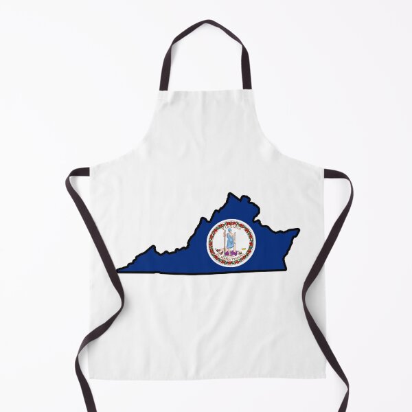 Item preview, State Flag Map of VIRGINIA designed and sold by HFYD.