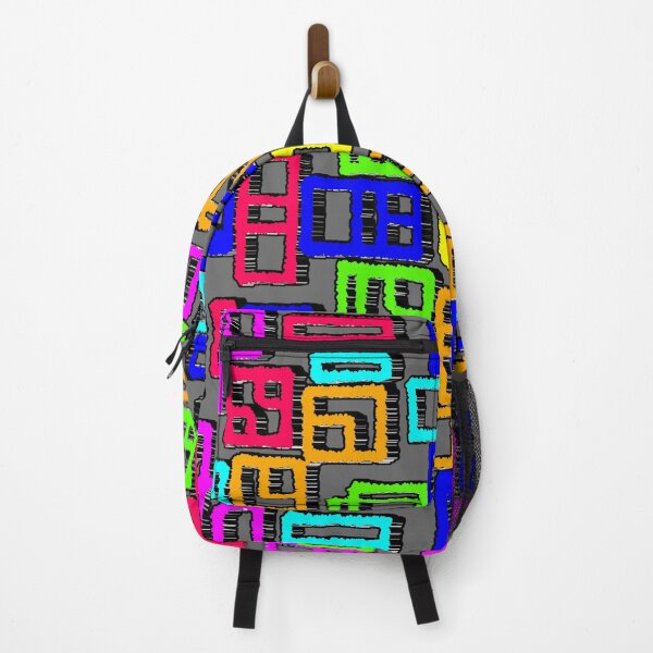 Item preview, "Neon Glyph Grid with Symmetrical Geometry" designed and sold by nighttime1990.