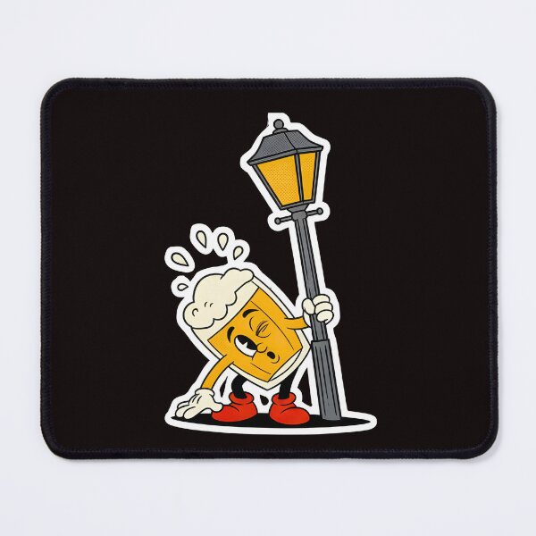 Item preview, A FUNNY GLASS OF BEER ATTACHED TO A LIGHT POST designed and sold by infinitearte.