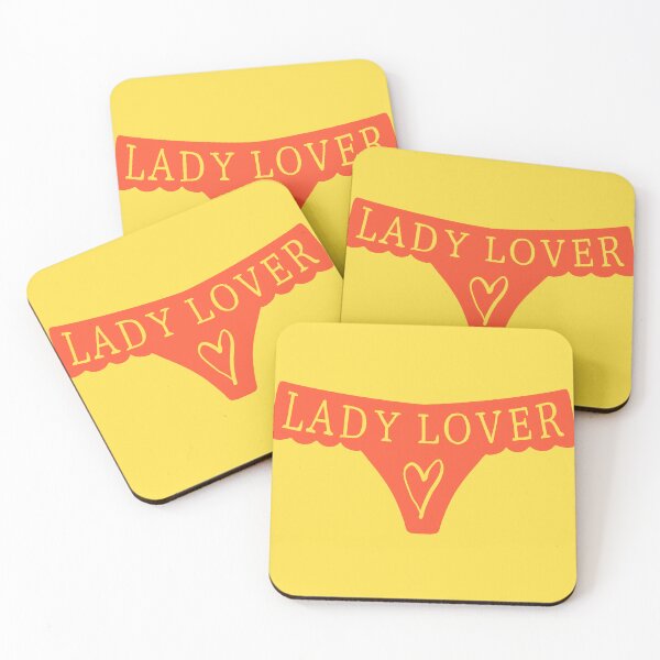 Item preview, Cute Lesbian Panties Lady Lover Yellow Orange designed and sold by TackyTime.