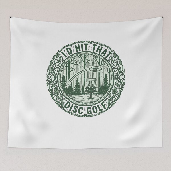Item preview, Id Hit That Disc Golf Funny Disc Golfer Flying designed and sold by LuminOrb.